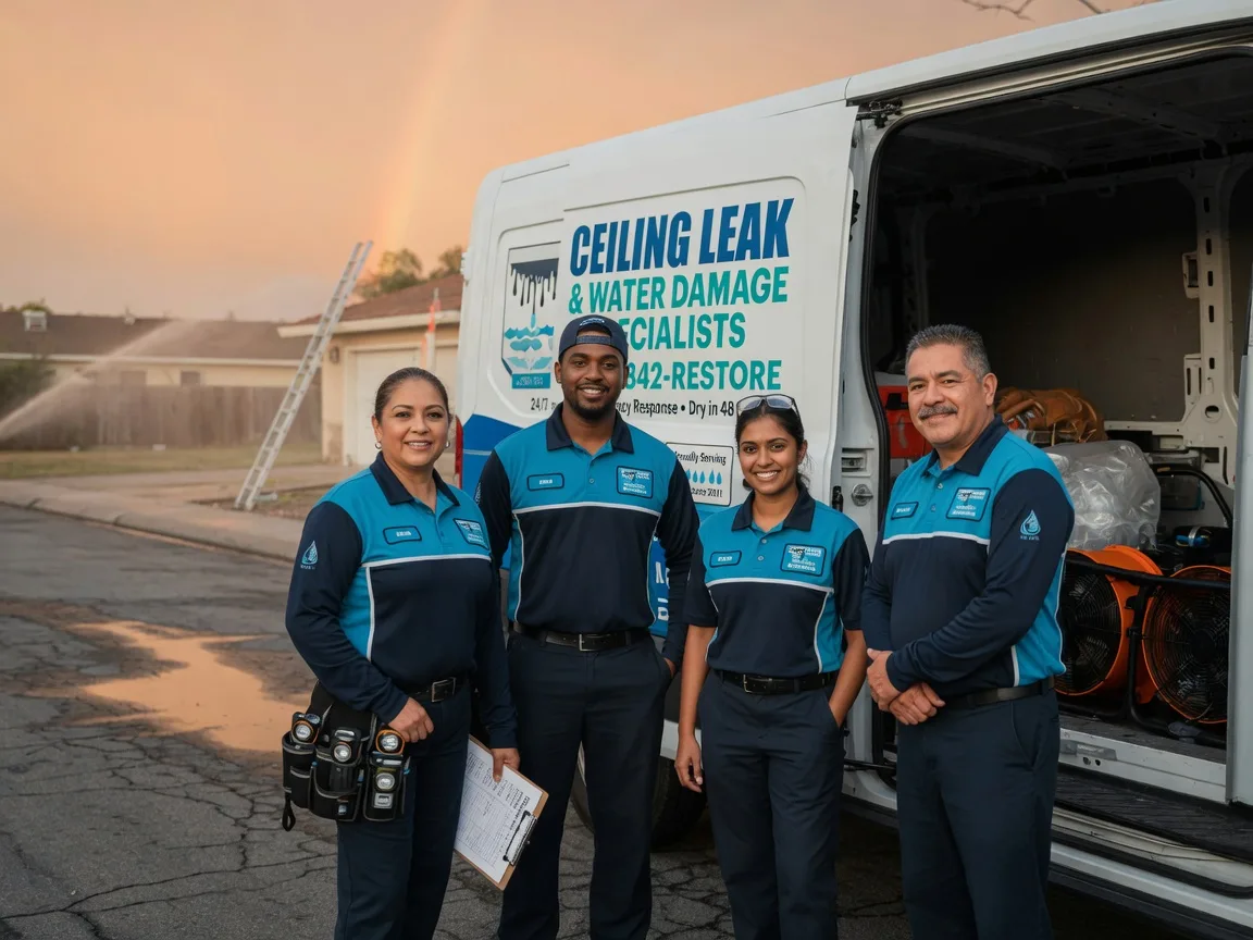 Ceiling Leak Cleanup company in Plantersville, TX