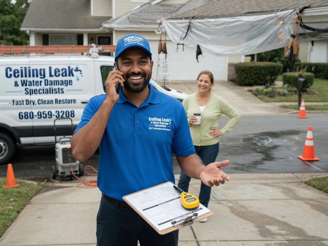 Ceiling Leak Cleanup Plantersville, TX FAQs